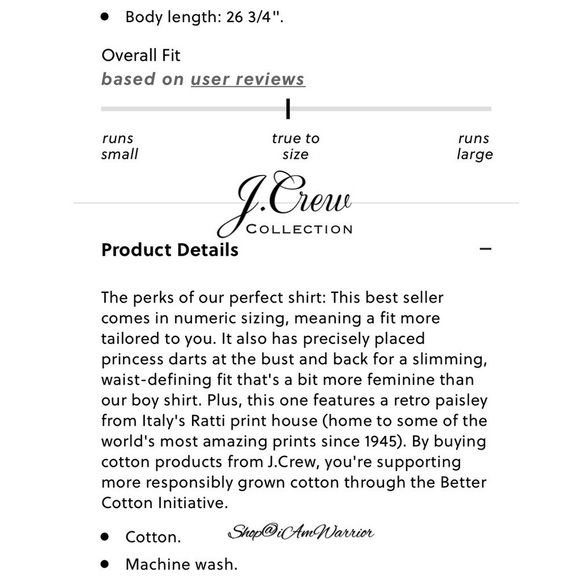 J.Crew Collection NWT marigold paisley Ratti button down *shop@iamwarrior - Picture 8 of 13